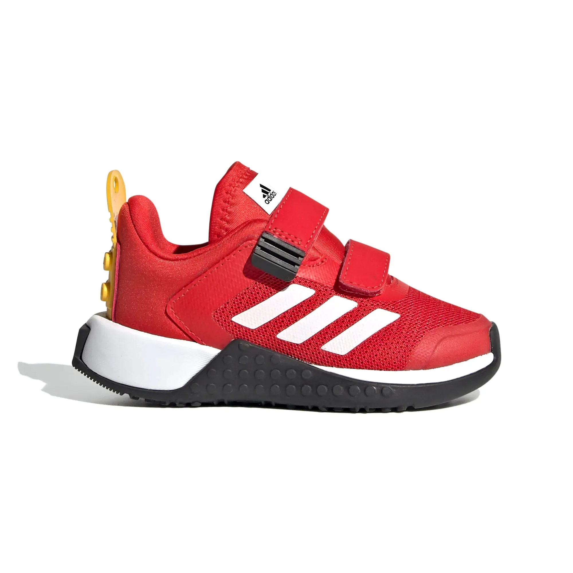 Adidas X LEGO Infant Sport CF Low Shoes, Red/White/Yellow