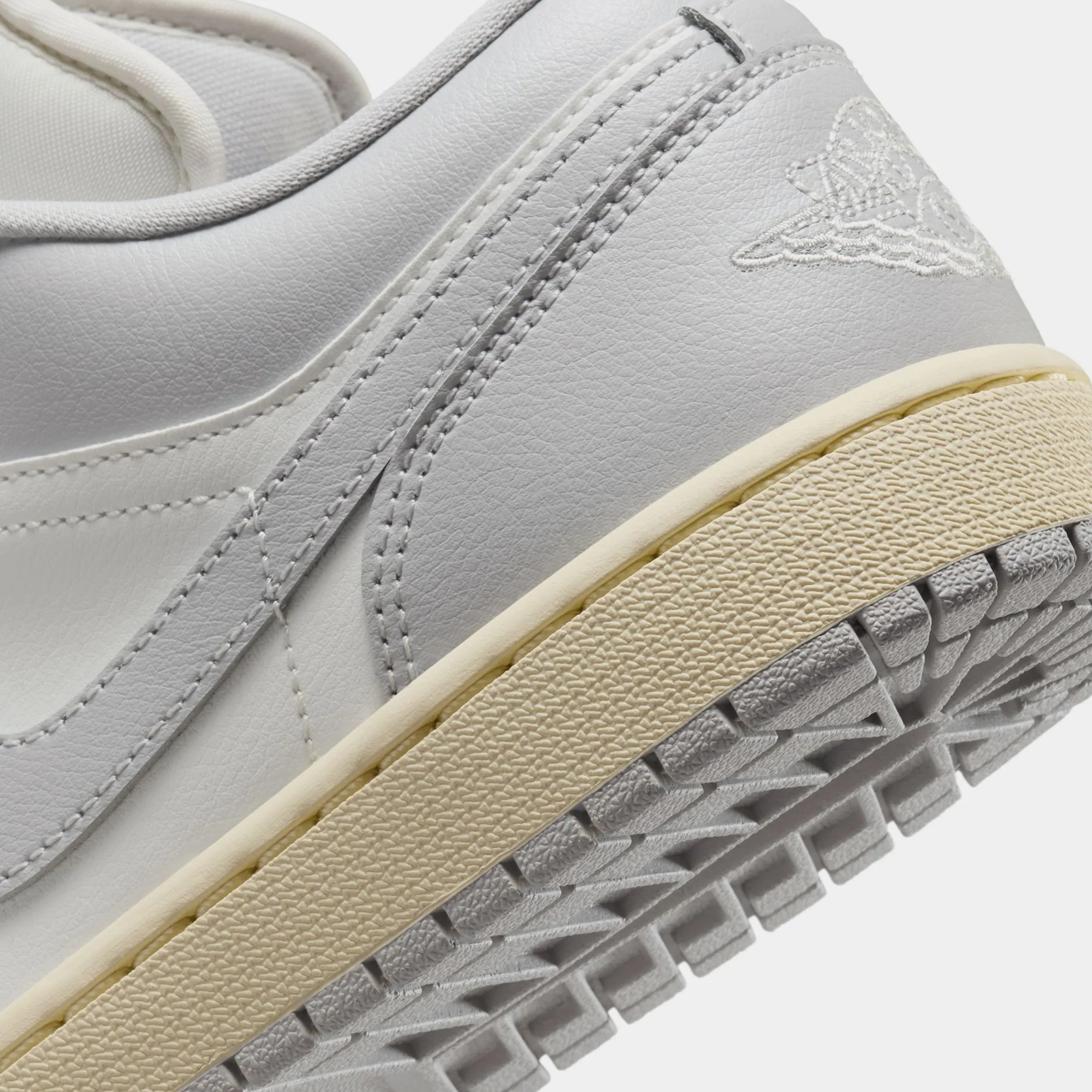 Air Jordan 1 Low Womens Lifestyle Shoes (Sail/Coconut Milk/Neutral Grey)