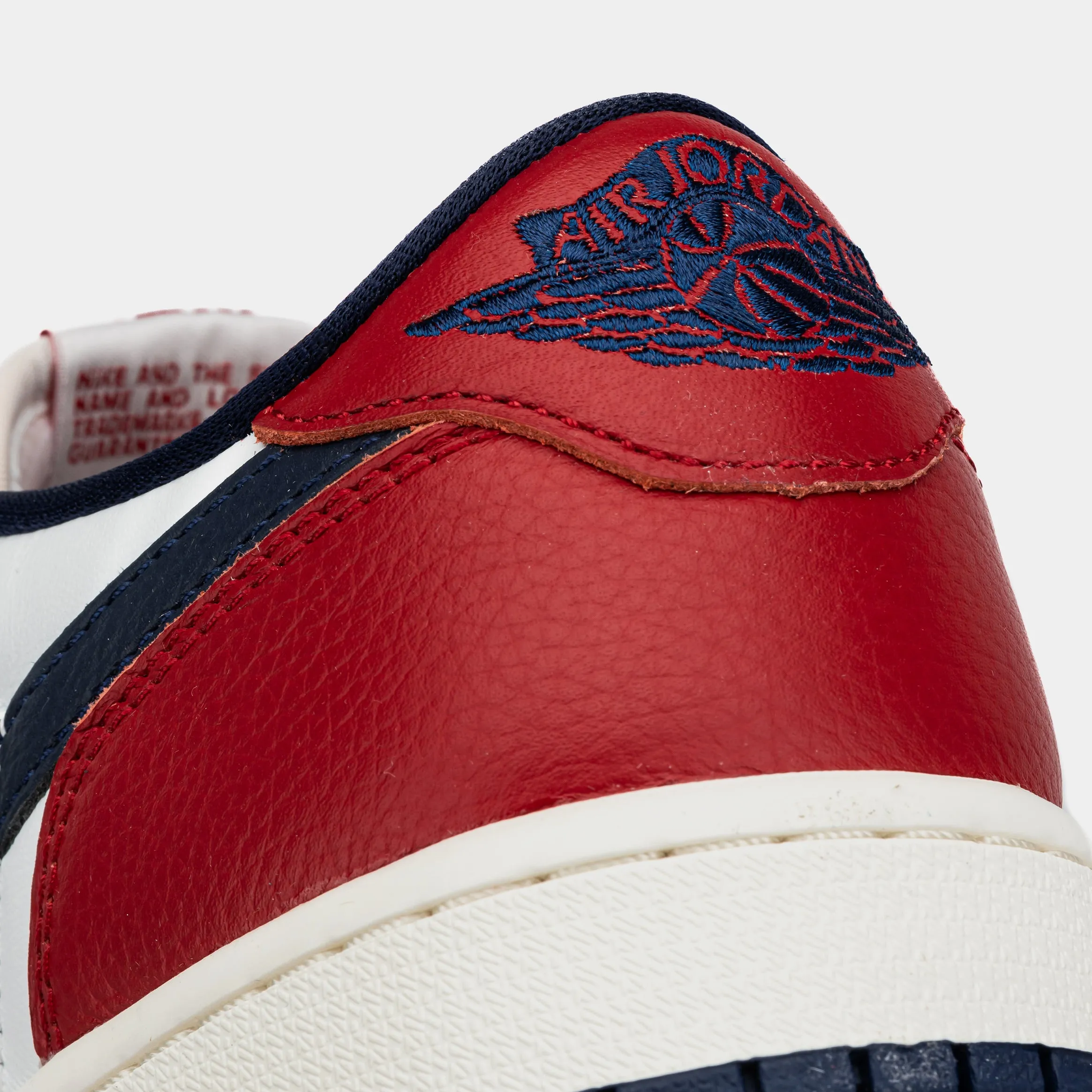 Air Jordan 1 Retro Low OG Howard University Mens Lifestyle Shoes (Gym Red/Midnight Navy)