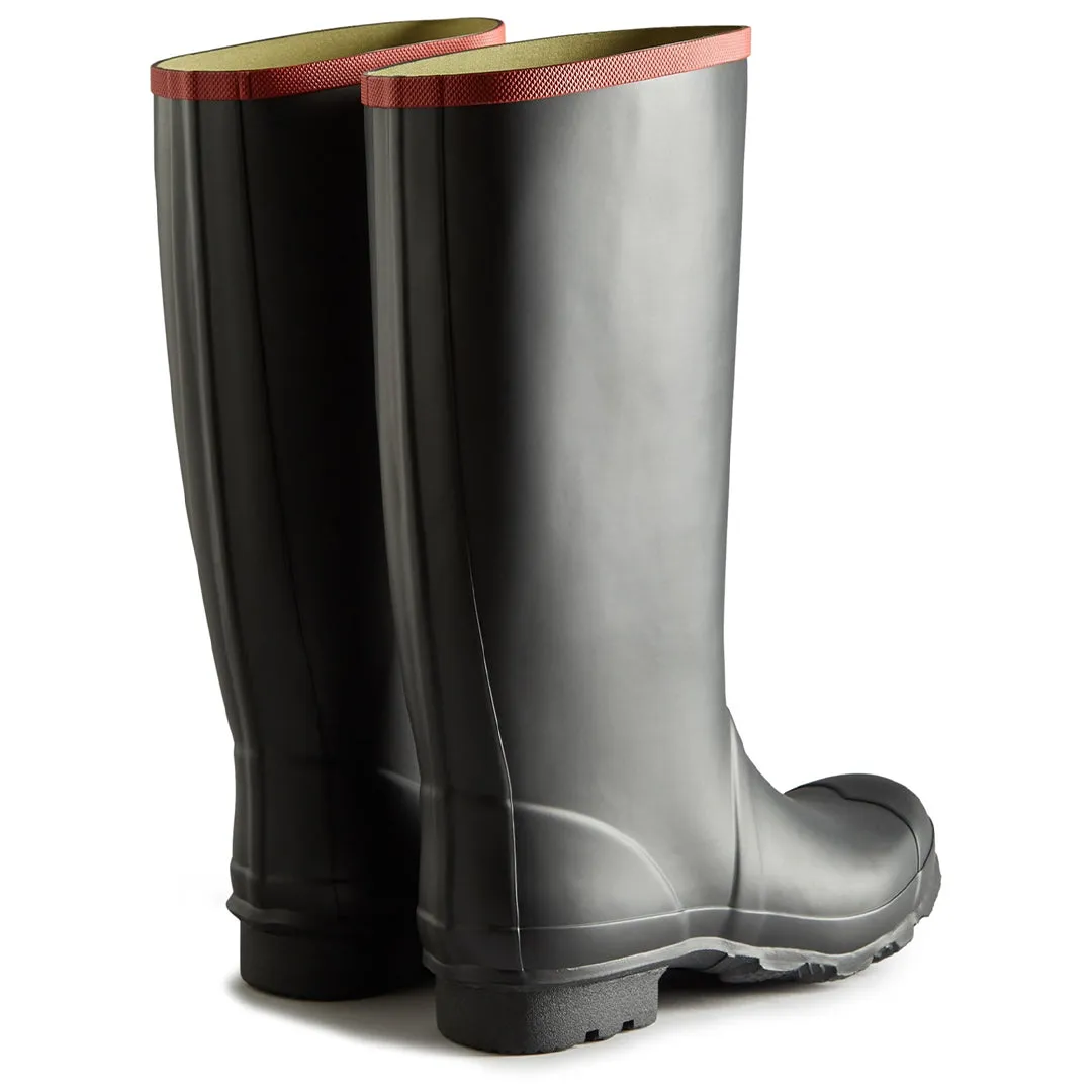 Argyll Full Knee Wellington Boots - Black by Hunter