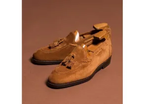 Bespoke Tan Tussle Suede Shoes for Men's