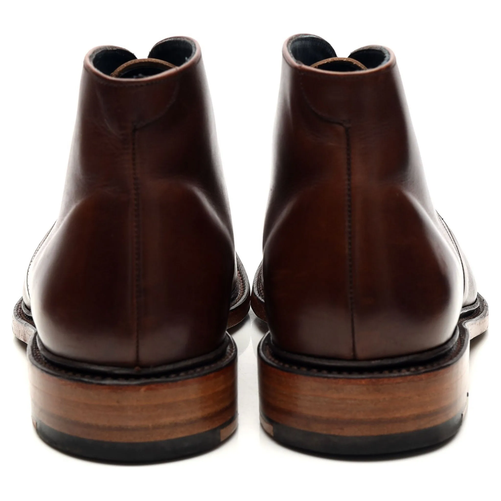 Brown Leather Chukka Boots UK 8 G