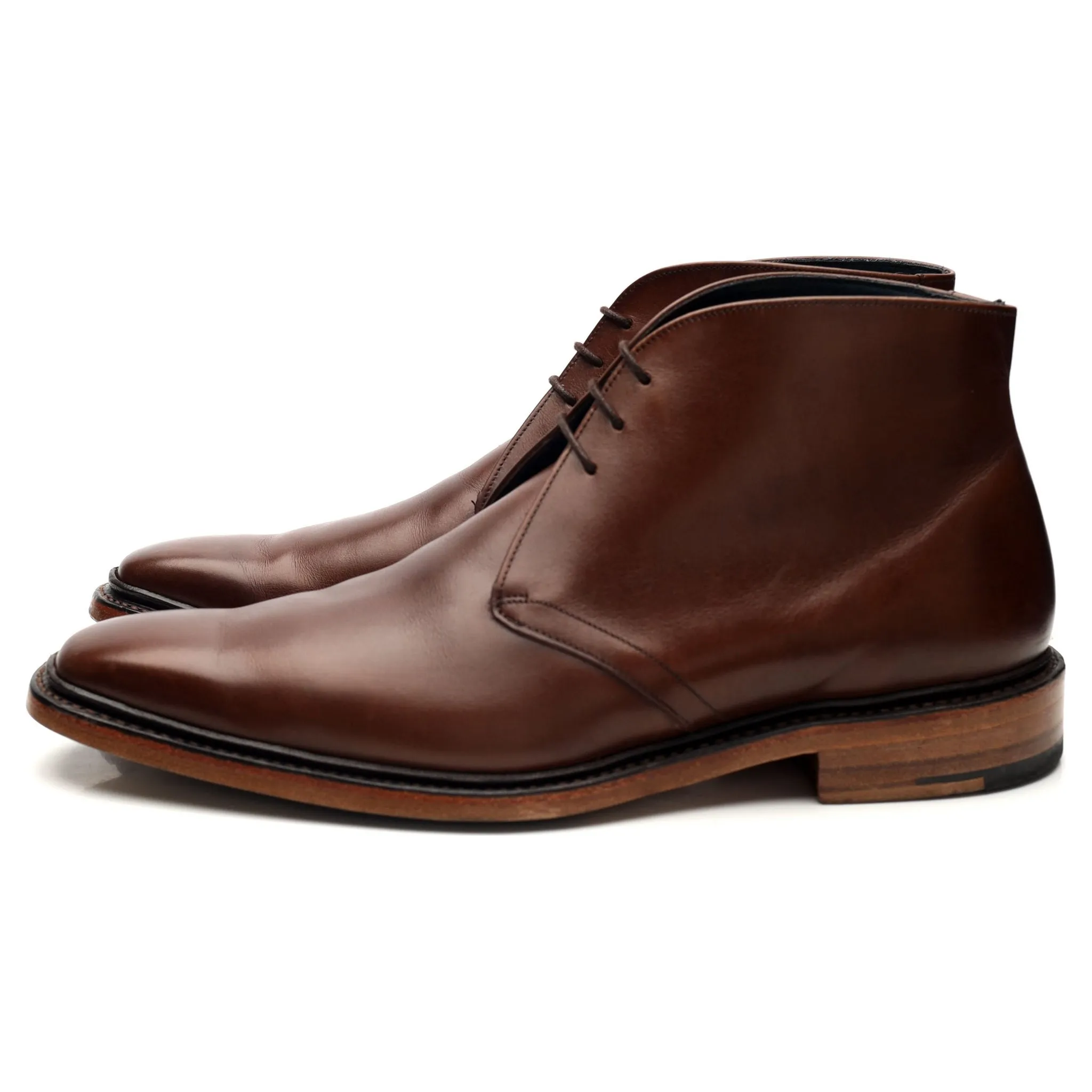 Brown Leather Chukka Boots UK 8 G