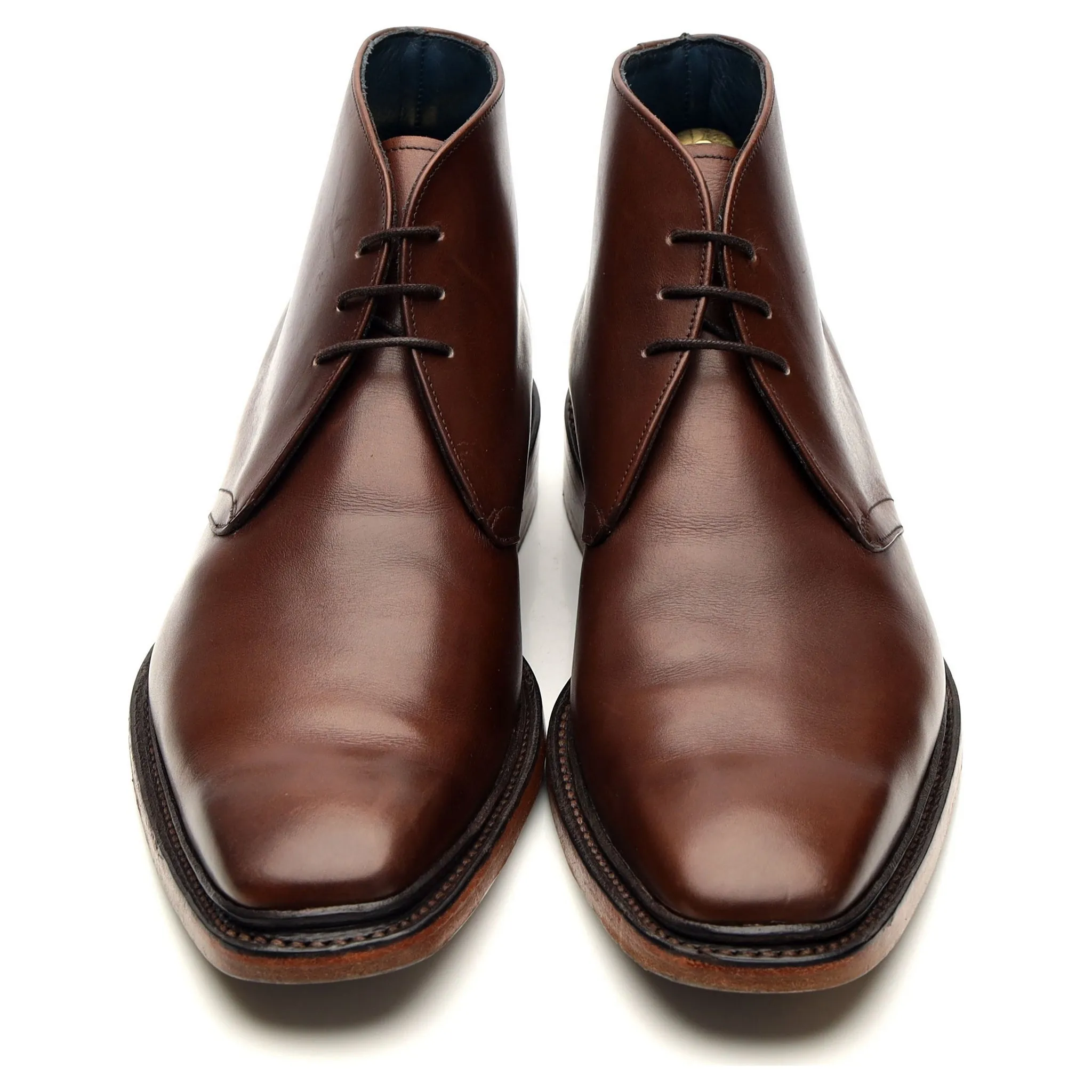 Brown Leather Chukka Boots UK 8 G