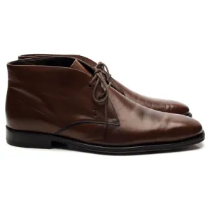 Brown Leather Chukka Boots UK 8.5