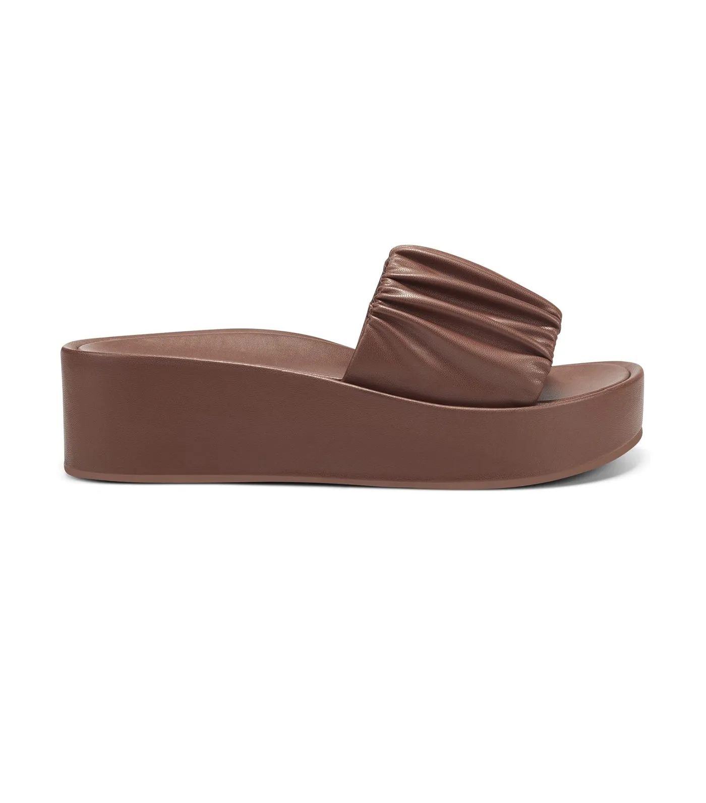 Dada Platform Slip-Ons Tan