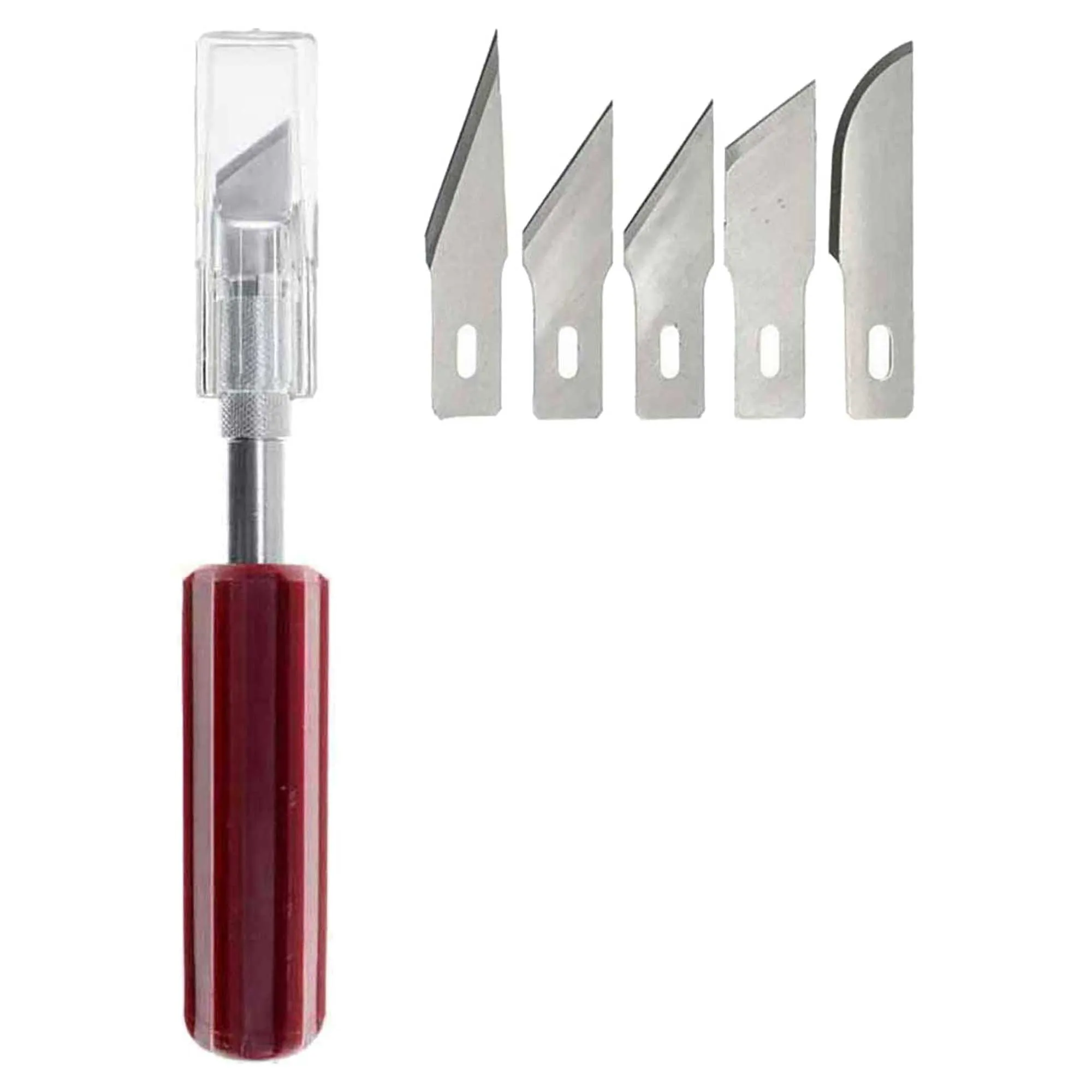 Excel K5 Heavy Duty Knife Handle and 5 Blades, 19005, USA