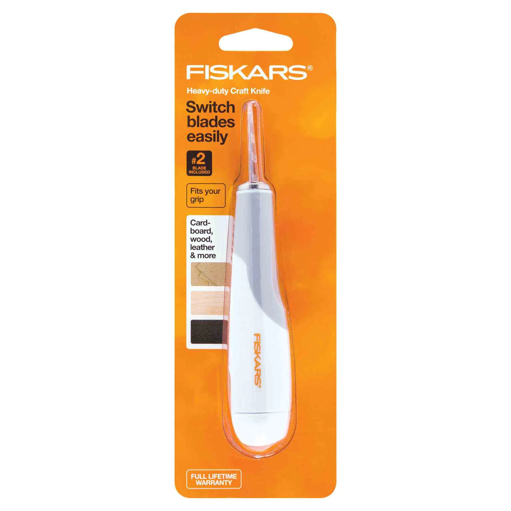 Fiskars 165100-1002 Heavy-duty Easy Change Detail Knife