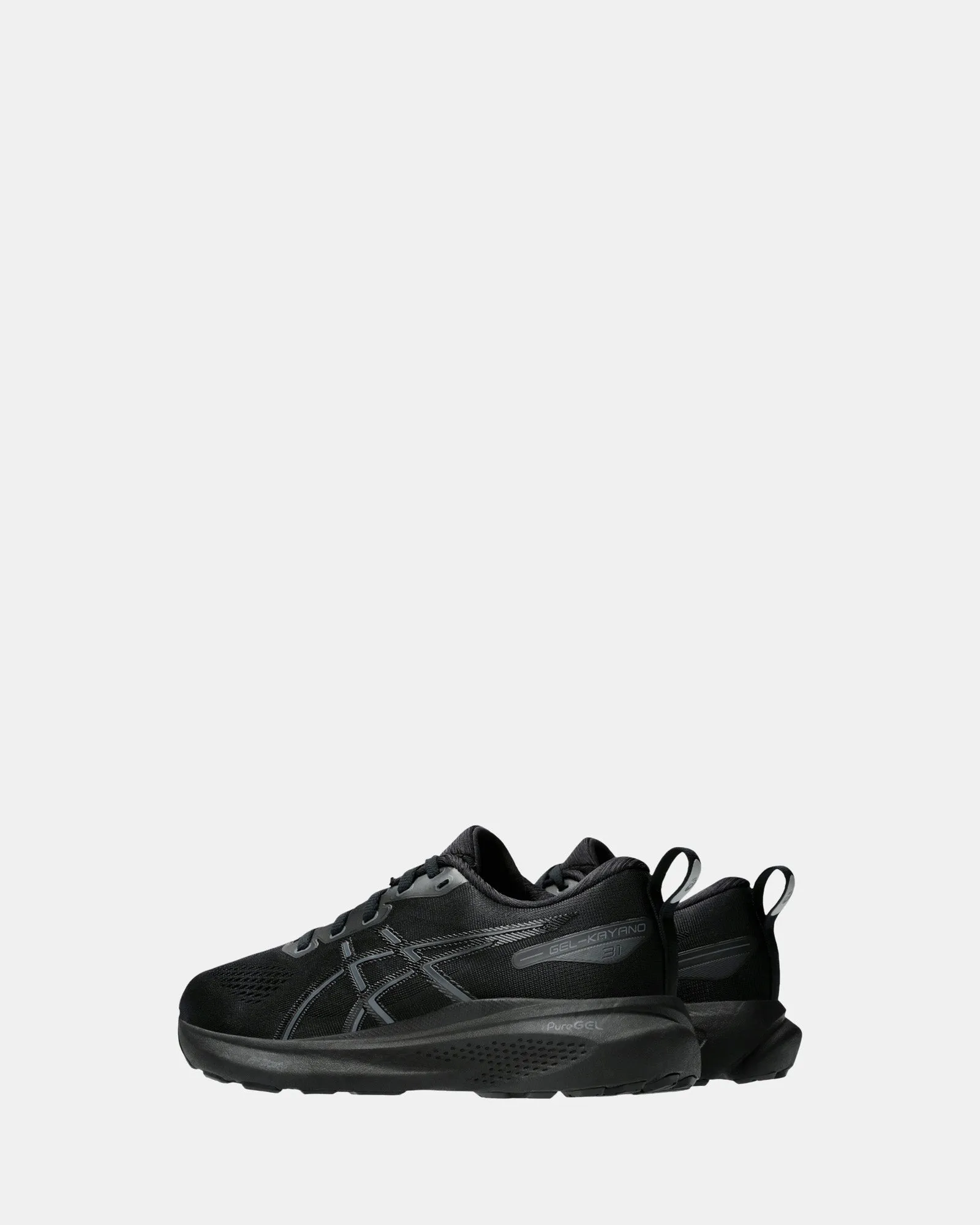 Gel-Kayano Black 31 Grade School Black/Black