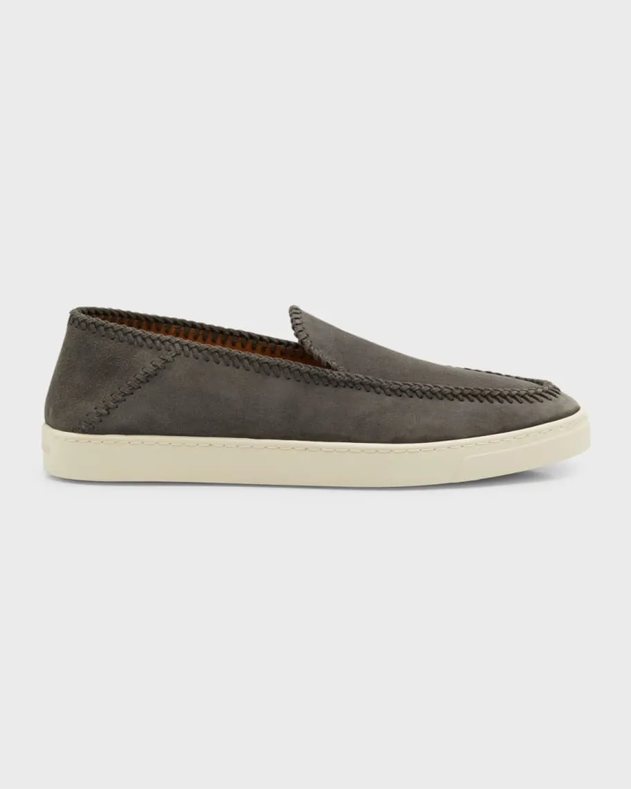 Giorgio Armani men's suede slip-ons