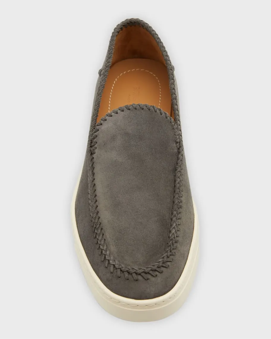 Giorgio Armani men's suede slip-ons