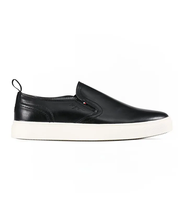 Kozal Tommy Hilfiger Men's Casual Slip-on Sneakers, Black