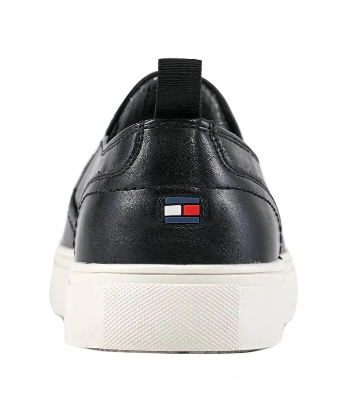 Kozal Tommy Hilfiger Men's Casual Slip-on Sneakers, Black