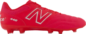 New Balance 442v2 Team FG 'Red White' Boots, red