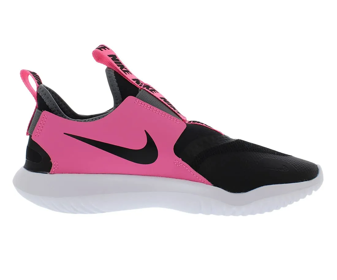 Nike Girl Grade SCHL Flex Runner Fable (GS)_Black/White-FIRE Pink-Blue Fury_CJ2082-001-4.5 UK