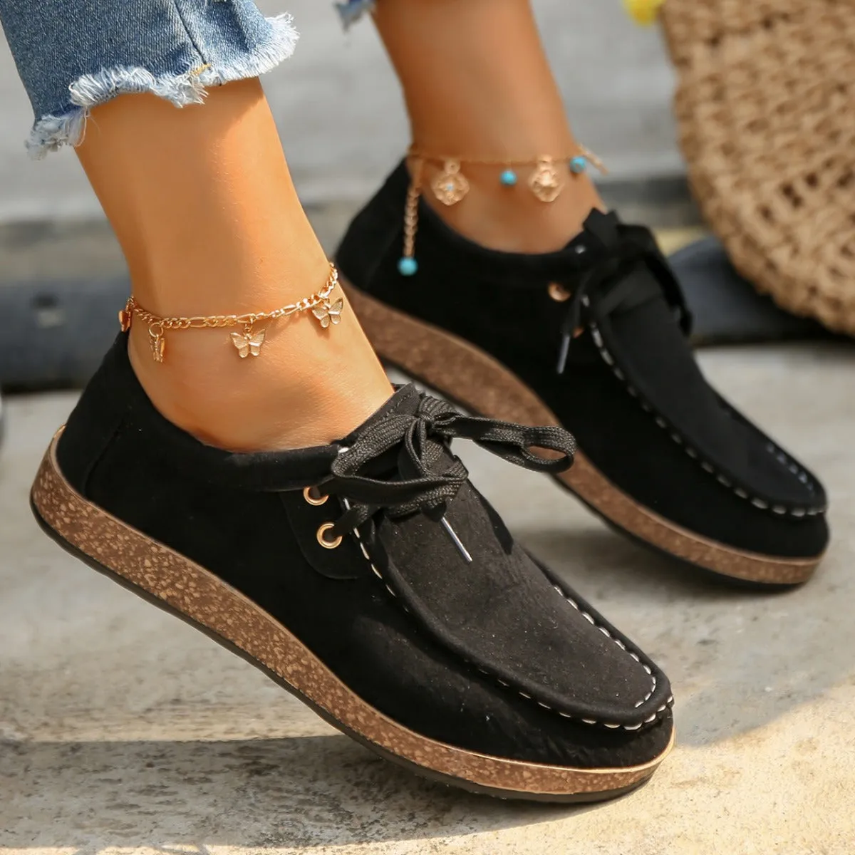 Quinn Lace-Up Slip-Ons