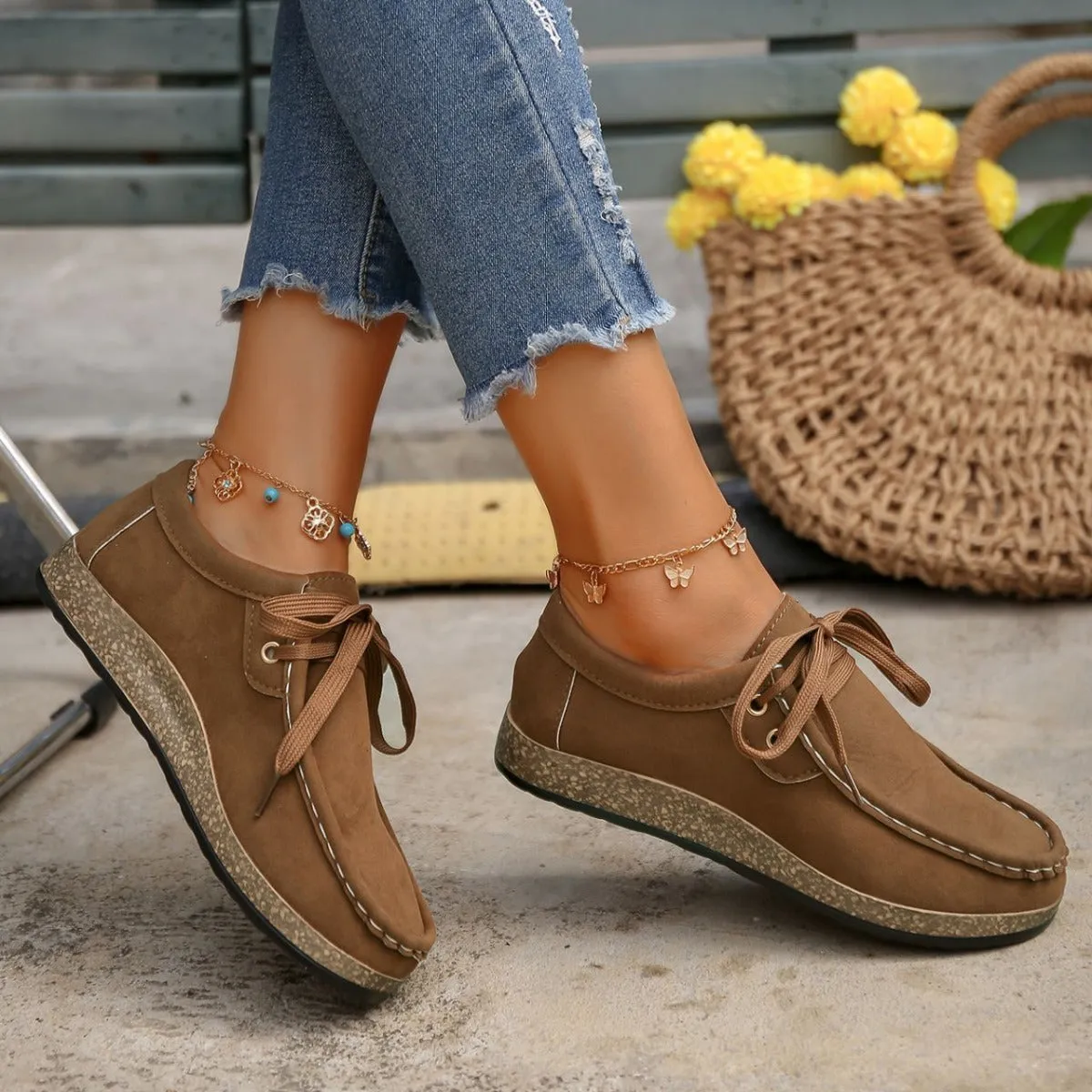 Quinn Lace-Up Slip-Ons