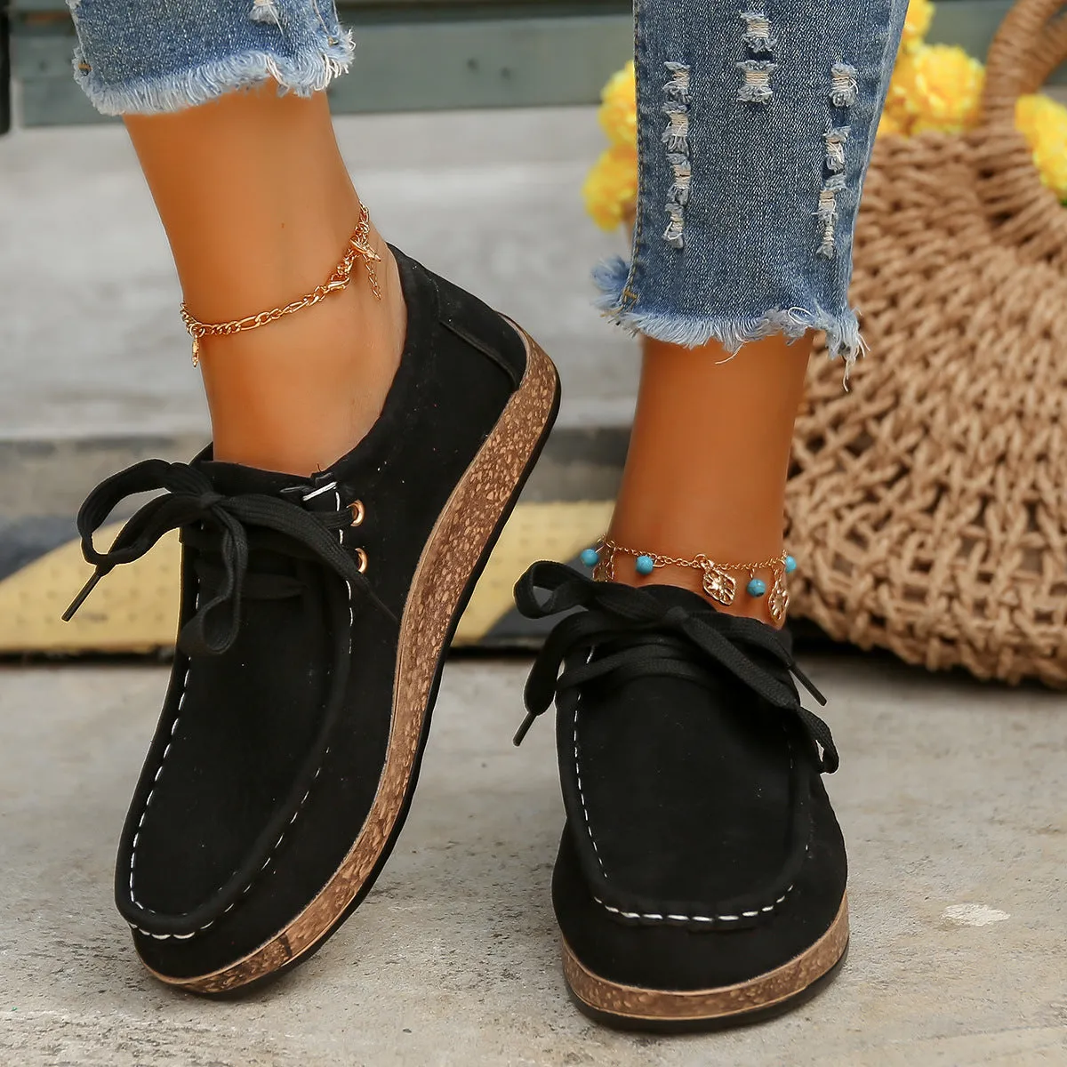 Quinn Lace-Up Slip-Ons