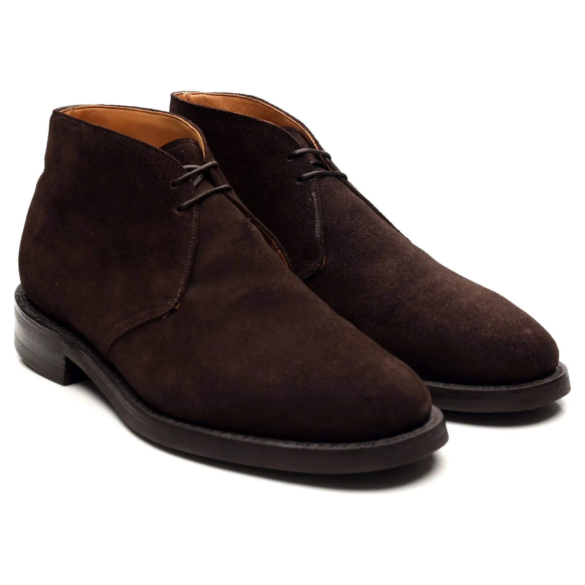 'Ryder 3' Dark Brown Suede Chukka Boots UK 8.5 G