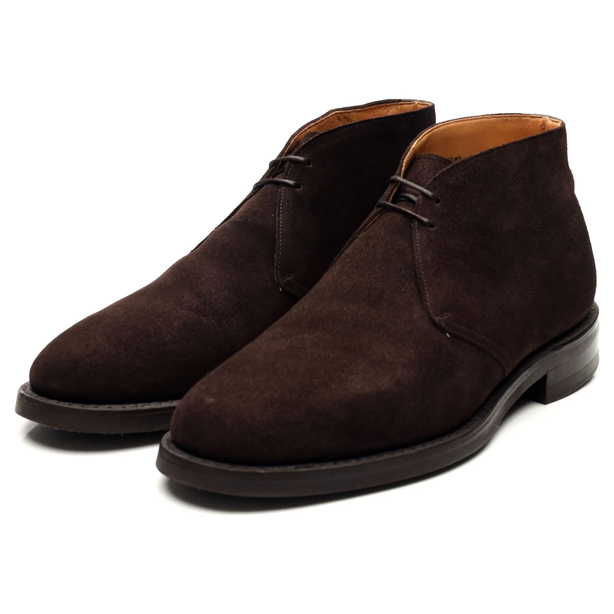 'Ryder 3' Dark Brown Suede Chukka Boots UK 8.5 G