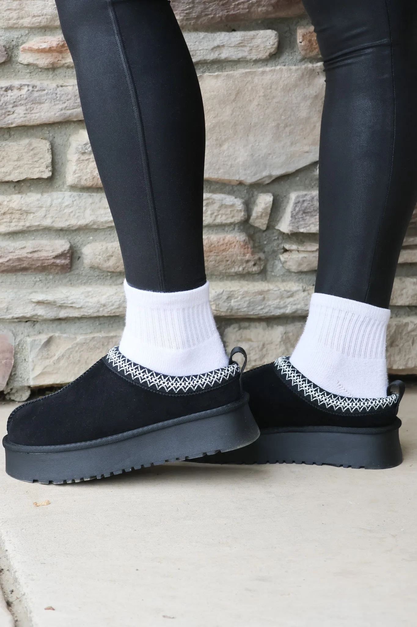 Tessa Slip Ons in Black