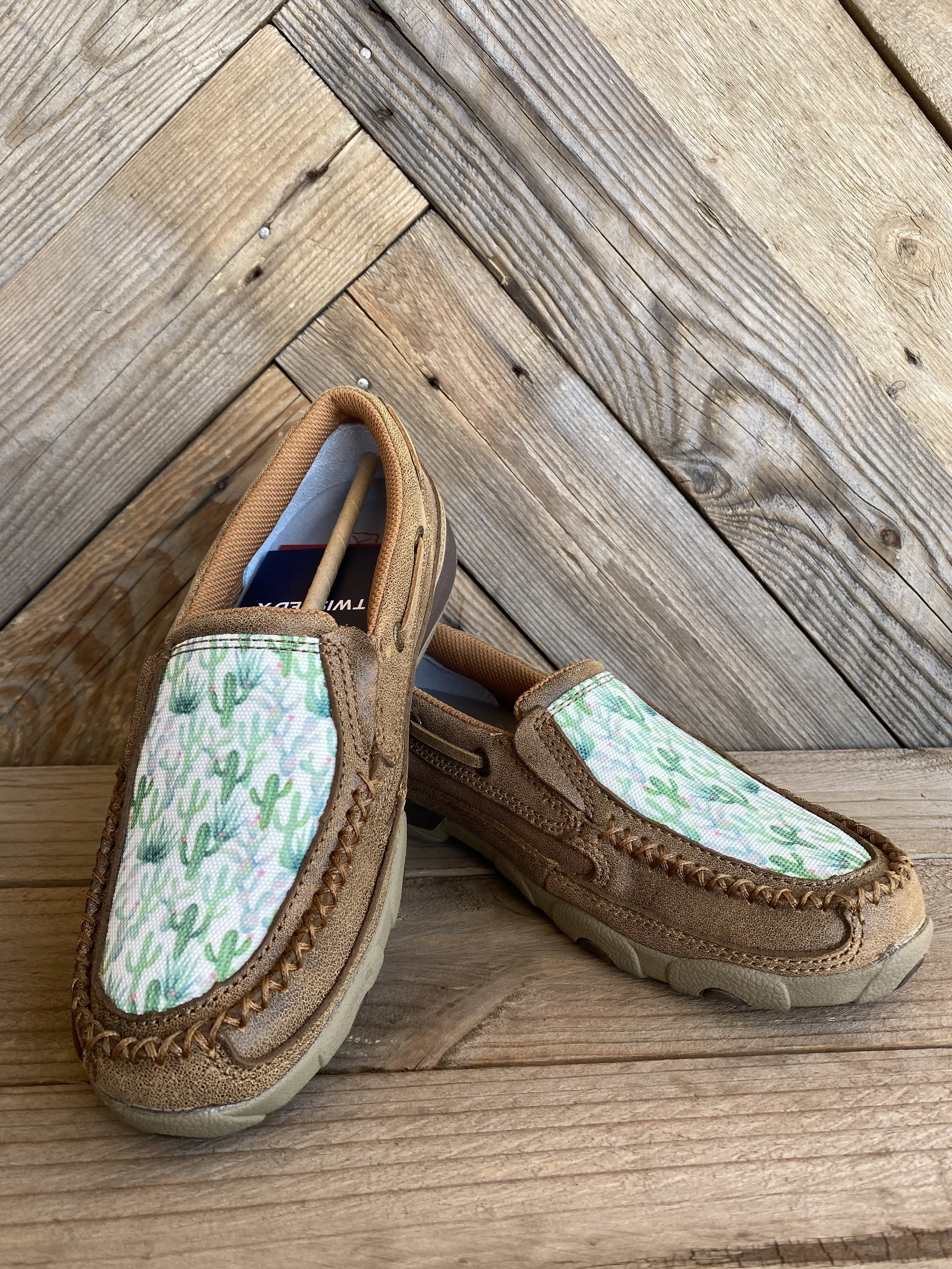 Twisted X Womens Cactus Slip On Moc