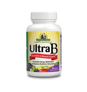 Ultra B Complex & Minerals - 90 Tablets - 100 % Natural Dietary Supplement