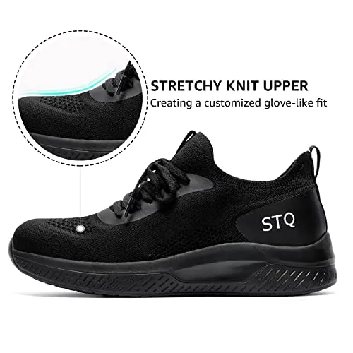 Womens Athletic Running Shoes Comfortable Tennis Shoes Lightweight Walking Shoes Lace Up Trainers Breathable Wide Fit Gym Sneakers